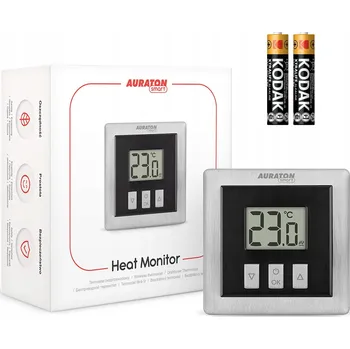 Termostat Bezdrátový termostat Auraton černý