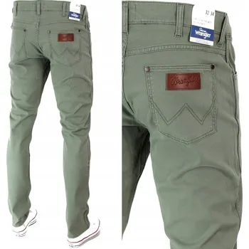 Pánské džíny WRANGLER GREENSBORO DUSTY OLIVE 112341466 31/34