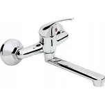 Hydroland Nano nástěnná umyvadlová baterie s otočnou hubicí, chrom