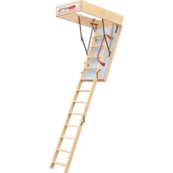 Schodiště 4iQ Group Dřevěné půdní schody EXTREME 120x60