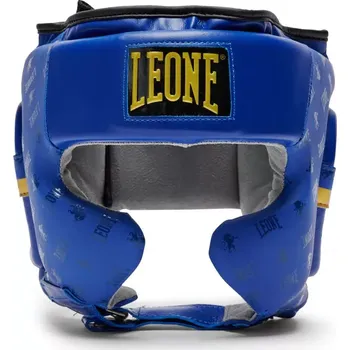 Chránič hlavy na box a bojový sport Boxerská helma Leone CS445 DNA - modrá L