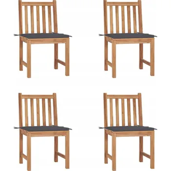 Zahradní židle VidaXL dřevěná hnědá