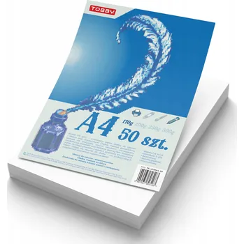 Kancelářský papír Kancelářský papír Tobby formát A4 170g, 50 listů