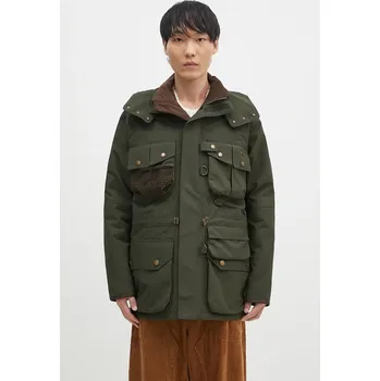 Pánská větrovka Bunda Barbour Heritage Dryfly, L, zelená, 97X