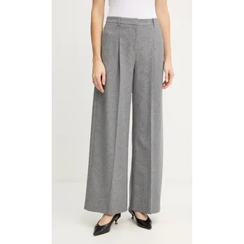 Dámské kalhoty Kalhoty s vlnou BOSS Tiana4 50548280 šedá 09X, vel. 42