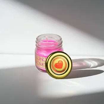 vonný vosk SCHMINKA Sójová svíčka Mini - Z Lásky