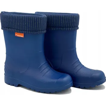 Dívčí obuv Velmi lehké holínky Demar DINO Zateplené, tmavě modré, velikost 30/31 D