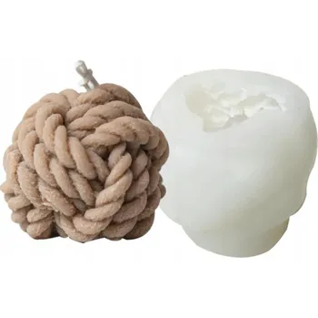 Nádoba na pečení Silikonová forma na svíčky - klubko vlny