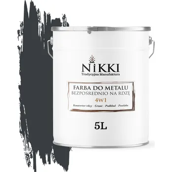 barva na kov Barva na kov NIKKI 5 l ANTRACIT RAL7016 saténová