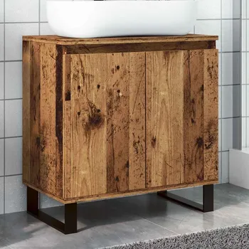 Koupelnový nábytek zahrada-XL Koupelnová skříňka old wood 58 x 33 x 60 cm kompozitní dřevo 857220