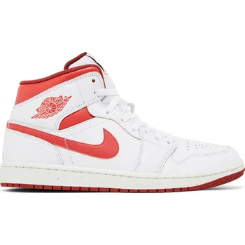 Pánská móda Air Jordan 1 Mid SE 'White Dune Red' Velikost: 47.5