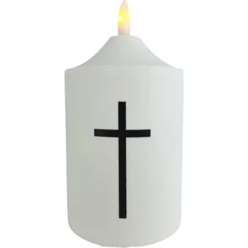 Svíčka LED vklad do hřbitovní svíčky svíčky Cortina 14 cm