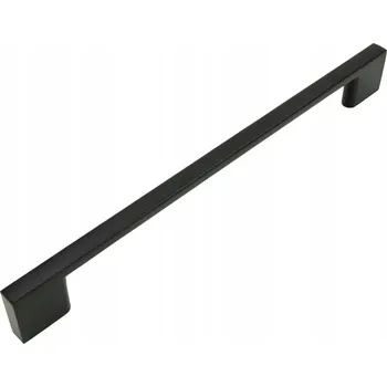 Nábytkové kování Nábytková úchytka černá matná 192 mm kovová
