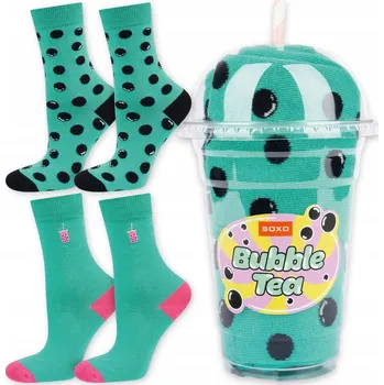 Dámské ponožky Dámské ponožky SOXO v balení bubble tea
