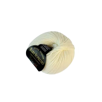 Příze Merino vlna Rial Filati Baby Supremo krémová