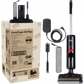 Vysavač Odkurzacz Vileda Pure Clean S5 Plus Zamiata Vysává, vytírá a sám se čistí