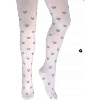 Milé dětské vícebarevné punčocháče z bavlna, velikost 104