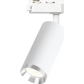 Bodové svítidlo Svítidlo do lišty Mica Track Bílá + Chrom 1xGU10