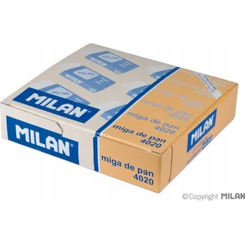 Pryž Guma na gumování bílá kaučuková guma školní kancelářské gumy Milan pro gumování guma do školy kanceláře bílá 1 ks