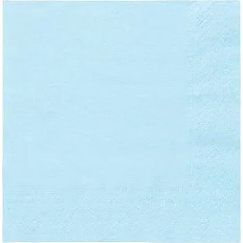 Papírový ubrousek PAPÍROVÉ UBROUSKY MODRÉ 33X33CM 10 KS