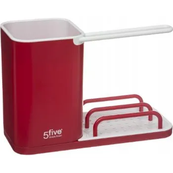 Kuchyňský organizér k dřezu, 5Five neo red