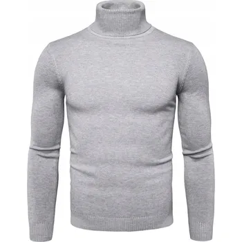 Pánský svetr NewBoy svetr Rolák šedý rolák velikost M