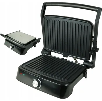 Kuchyňský gril Skládací elektrický gril Huslog AK-2249 stříbrný/šedý 2000 W