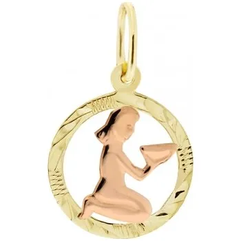 Přívěsek Luxur, Kulatý přívěsek ve tvaru znamení II, žluté zlato, Symbol: Beran, 585-32-2-0061.5ZC0.0.00.000.21.BER