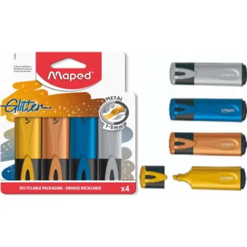 Zvýrazňovač Zvýrazňovač vícebarevný Maped 4 ks