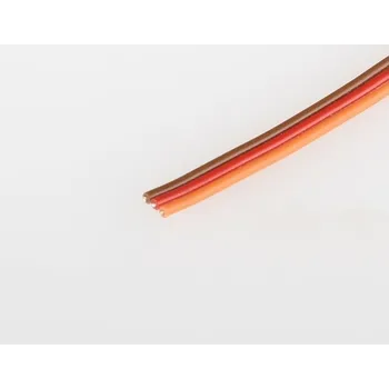 RC vybavení Servo kabel JR plochý 26AWG (tenký 0,15mm) - 1m
