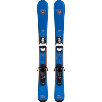 Sjezdové lyže ROSSIGNOL Dětské lyže ROSSIGNOL EXPERIENCE PRO + vázání LOOK TEAM 4 s GRIP WALK 2025 80cm MODRÁ 2023