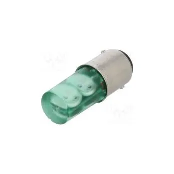 Žárovka Žárovka LED zelená BA15D 230VAC
