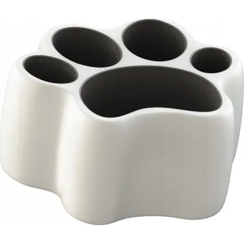 Organizér, stojan na tužky, tužky, kružítka ve tvaru psí tlapky
