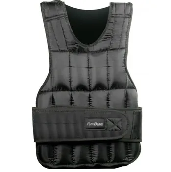 Zátěžové oblečení GymBeam Zátěžová vesta 20 kg černá