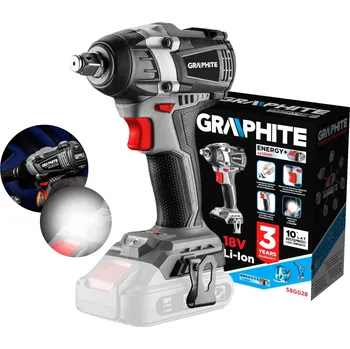GRAPHITE AKU BEZKARTÁČOVÝ RÁZOVÝ UTAHOVÁK 18V 58G028