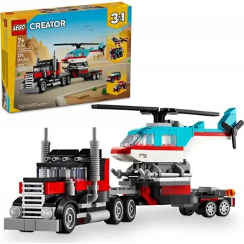 Stavebnice LEGO LEGO Creator 3 v 1 31146 Nákladní auto s plošinou a helikoptérou
