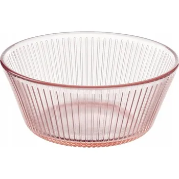 MALÁ MISKA 12 CM SKLO SKLENĚNÁ S PRUHOVÝM VZOREM IKEA HAVSGADDA