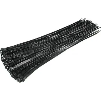 Stahovací páska Stahovací páska 200 x 2,5 mm černá, 100 ks