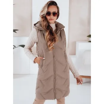 Dámská vesta Dámská vesta DSTREET KARAMELOVÁ M