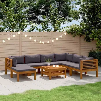 Zahradní sestava zahrada-XL 8dílná zahradní sedací souprava s poduškami masivní akácie 3086908