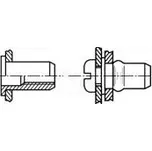 Nýtovací matice M8 ocel Povlak zinek BN 4575 L 16mm