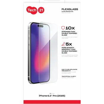 Tech21 FlexGlass?Ultra Clear for iPhone 17 Pro Clear