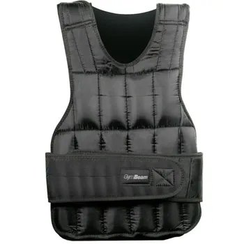 Zátěžové oblečení GymBeam Zátěžová vesta 10 kg černá