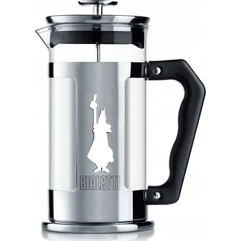 Konvice na čaj French Press konvice na kávu Bialetti 1 l, nerezová ocel