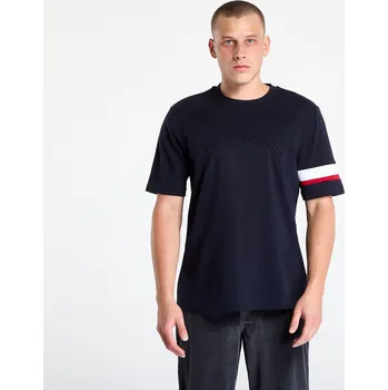 Pánské tričko Tričko Tommy Hilfiger Rwb Insert Tee Desert Sky M
