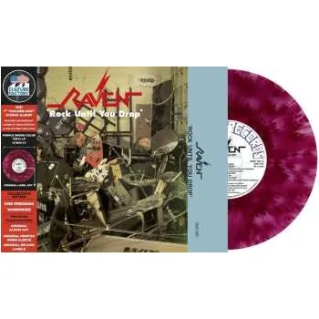 Zahraniční hudba LP Raven: Rock Until You Drop LTD | CLR 2022 Blue & Purple Smoke Vinyl Limited Edition