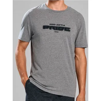 Pánské tričko Sinsay - Bavlněné tričko s nápisem - šedá - 629EY-90M - 629EY-90M-3XL