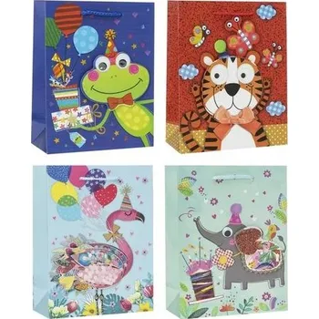 Dárková taška Dárková taška M 18x23x8cm -Zvířátková párty