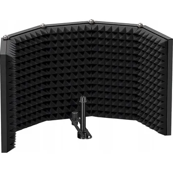 Mikrofon AKUSTICKÝ PANEL SKLÁDACÍ PŘENOSNÁ KABINA STÍNÍTKO PRO MIKROFON MOZOS 5P