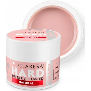 Lak na nehty CLARESA STAVEBNÍ GEL HARD&EASY BUILDER GEL NATURAL 12g